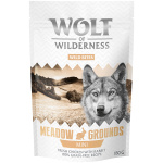 Wolf of Wilderness Snack - Wild Bites 180 g - NIEUW: MINI Meadow Grounds - Kip & Konijn (kleine blokjes)